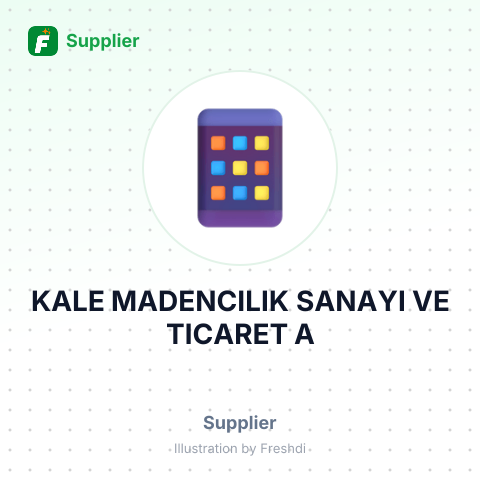 KALE MADENCILIK SANAYI VE TICARET A – summary card, no photo uploaded yet