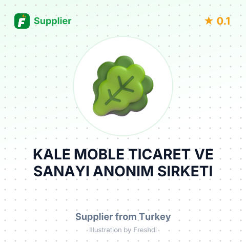 KALE MOBLE TICARET VE SANAYI ANONIM SIRKETI – summary card, no photo uploaded yet