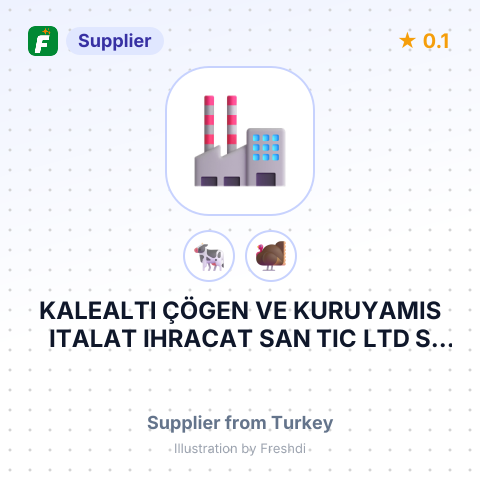 KALEALTI ÇÖGEN VE KURUYAMIS ITALAT IHRACAT SAN TIC LTD S – summary card, no photo uploaded yet