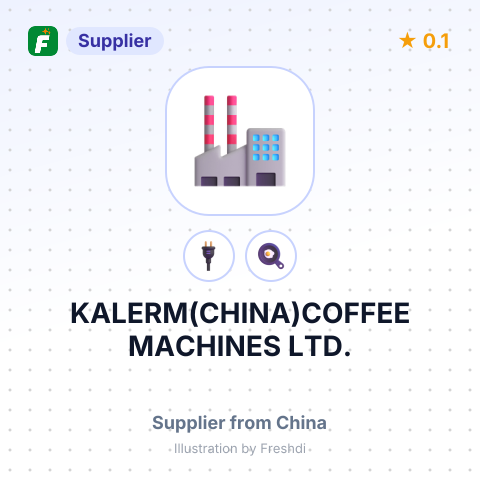 KALERM(CHINA)COFFEE MACHINES LTD. – summary card, no photo uploaded yet