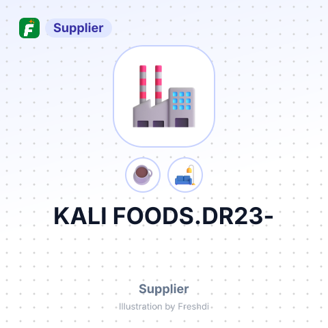 KALI FOODS.DR23- – summary card, no photo uploaded yet