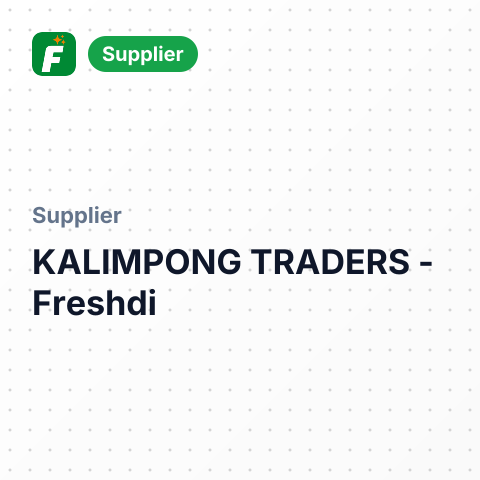 KALIMPONG TRADERS – summary card, no photo uploaded yet