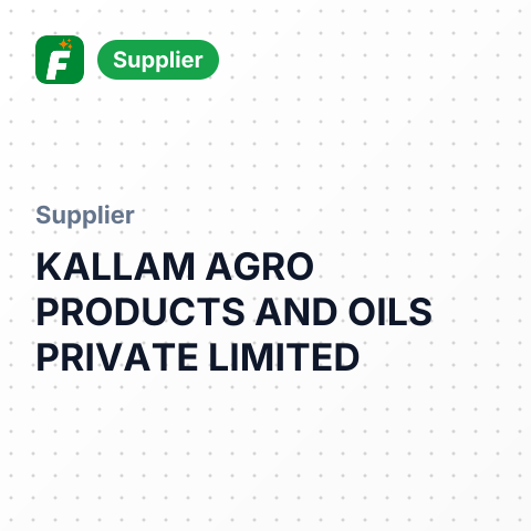 KALLAM AGRO PRODUCTS AND OILS PRIVATE LIMITED – summary card, no photo uploaded yet