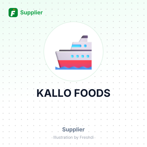 KALLO FOODS – summary card, no photo uploaded yet