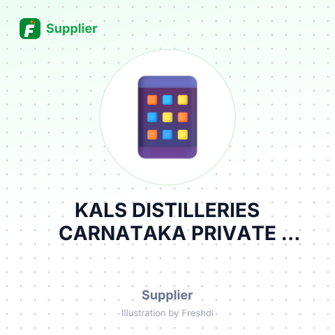 KALS DISTILLERIES CARNATAKA PRIVATE LIMITED – summary card, no photo uploaded yet