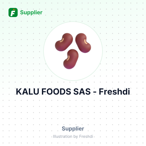 KALU FOODS SAS – summary card, no photo uploaded yet