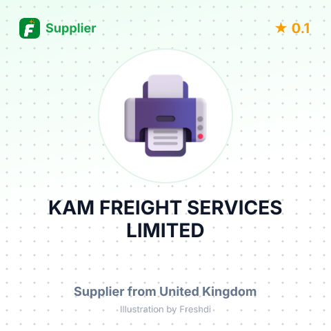 KAM FREIGHT SERVICES LIMITED – summary card, no photo uploaded yet