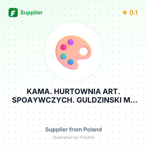 KAMA. HURTOWNIA ART. SPOAYWCZYCH. GULDZINSKI M., KUCHARSKI J. – summary card, no photo uploaded yet