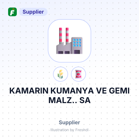 KAMARIN KUMANYA VE GEMI MALZ.. SA – summary card, no photo uploaded yet