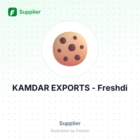 KAMDAR EXPORTS – summary card, no photo uploaded yet