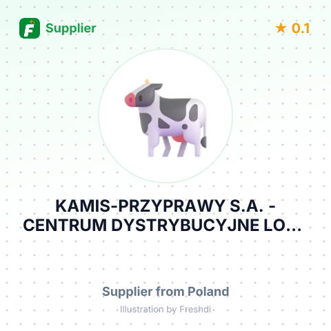 KAMIS-PRZYPRAWY S.A. - CENTRUM DYSTRYBUCYJNE LODZ – summary card, no photo uploaded yet