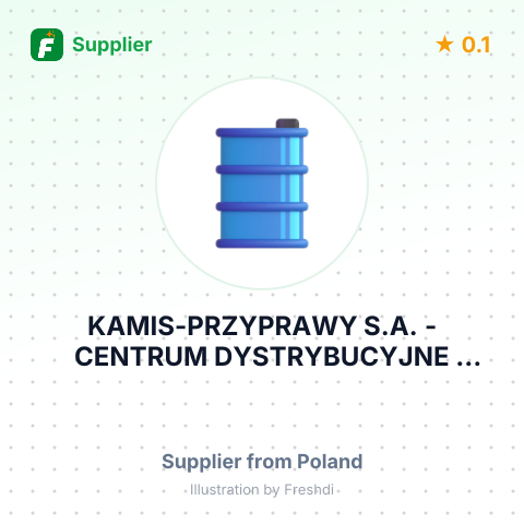 KAMIS-PRZYPRAWY S.A. - CENTRUM DYSTRYBUCYJNE POZNAN – summary card, no photo uploaded yet