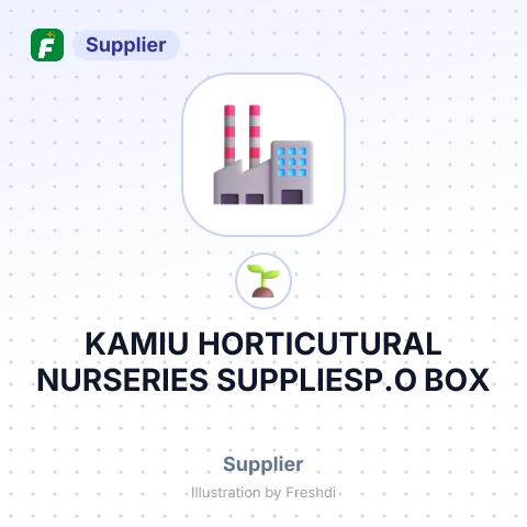 KAMIU HORTICUTURAL NURSERIES SUPPLIESP.O BOX – summary card, no photo uploaded yet