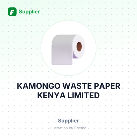 KAMONGO WASTE PAPER KENYA LIMITED – summary card, no photo uploaded yet
