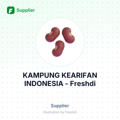 KAMPUNG KEARIFAN INDONESIA – summary card, no photo uploaded yet