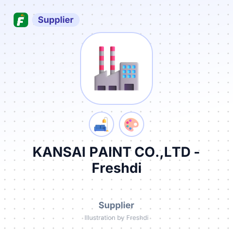 KANSAI PAINT CO.,LTD – summary card, no photo uploaded yet