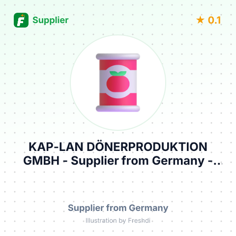 KAP-LAN DÖNERPRODUKTION GMBH – summary card, no photo uploaded yet