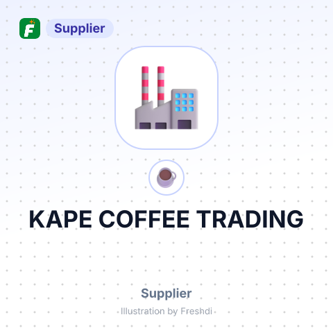 KAPE COFFEE TRADING – summary card, no photo uploaded yet