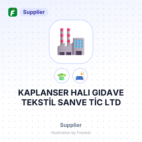 KAPLANSER HALI GIDAVE TEKSTİL SANVE TİC LTD – summary card, no photo uploaded yet