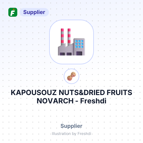 KAPOUSOUZ NUTS&DRIED FRUITS NOVARCH – summary card, no photo uploaded yet