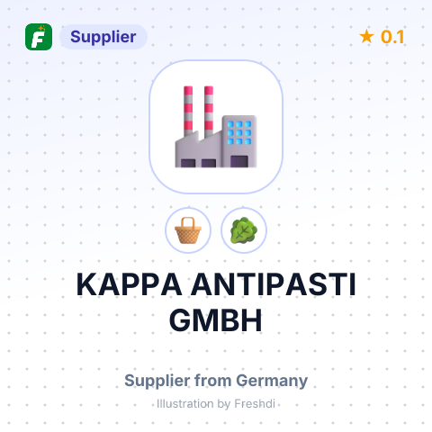 KAPPA ANTIPASTI GMBH – summary card, no photo uploaded yet