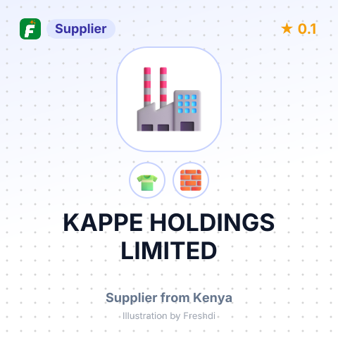 KAPPE HOLDINGS LIMITED – summary card, no photo uploaded yet