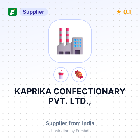 KAPRIKA CONFECTIONARY PVT. LTD., – summary card, no photo uploaded yet