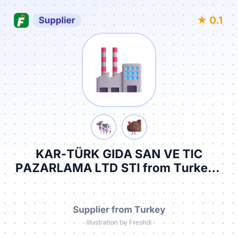 KAR-TÜRK GIDA SAN VE TIC PAZARLAMA LTD STI – summary card, no photo uploaded yet