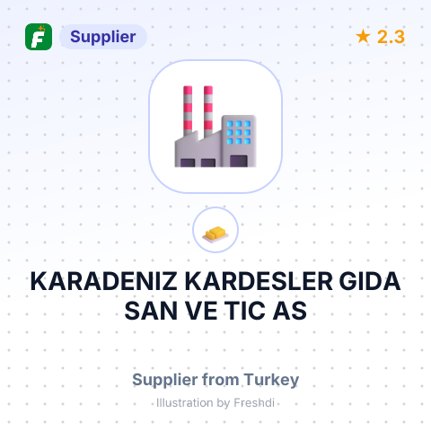 KARADENIZ KARDESLER GIDA SAN VE TIC AS – summary card, no photo uploaded yet