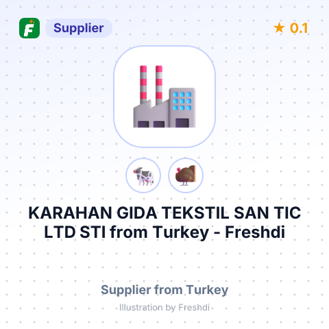 KARAHAN GIDA TEKSTIL SAN TIC LTD STI – summary card, no photo uploaded yet