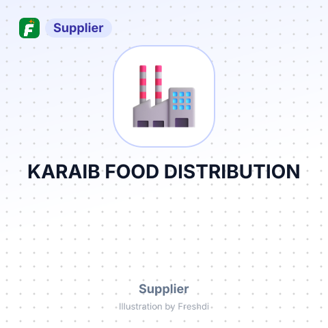 KARAIB FOOD DISTRIBUTION – summary card, no photo uploaded yet