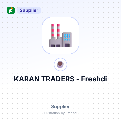 KARAN TRADERS – summary card, no photo uploaded yet