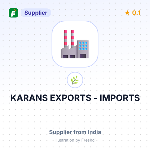KARANS EXPORTS - IMPORTS – summary card, no photo uploaded yet