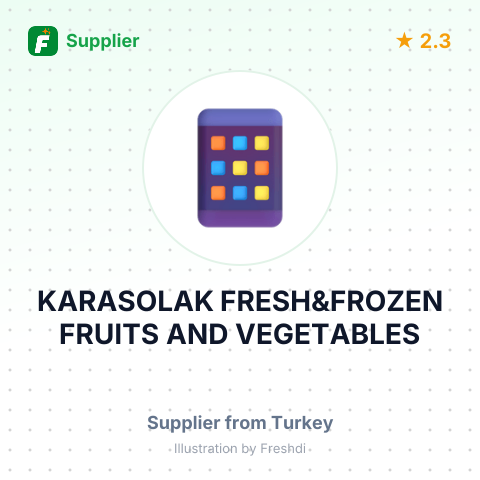 KARASOLAK FRESH&FROZEN FRUITS AND VEGETABLES – summary card, no photo uploaded yet