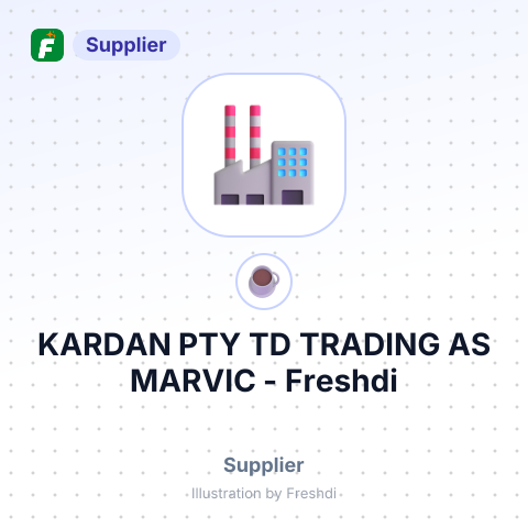KARDAN PTY TD TRADING AS MARVIC – summary card, no photo uploaded yet