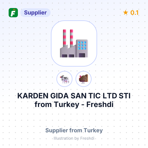 KARDEN GIDA SAN TIC LTD STI – summary card, no photo uploaded yet