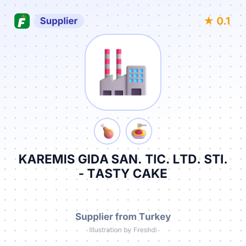 KAREMIS GIDA SAN. TIC. LTD. STI. - TASTY CAKE – summary card, no photo uploaded yet