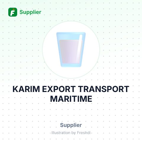 KARIM EXPORT TRANSPORT MARITIME – summary card, no photo uploaded yet