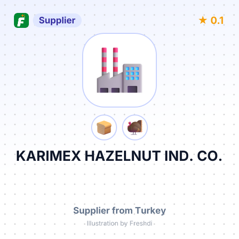 KARIMEX HAZELNUT IND. CO. – summary card, no photo uploaded yet