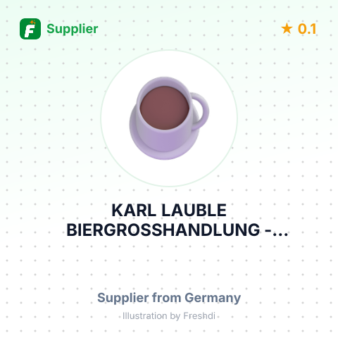 KARL LAUBLE BIERGROSSHANDLUNG -GETRÄNKEVERTRIEB – summary card, no photo uploaded yet