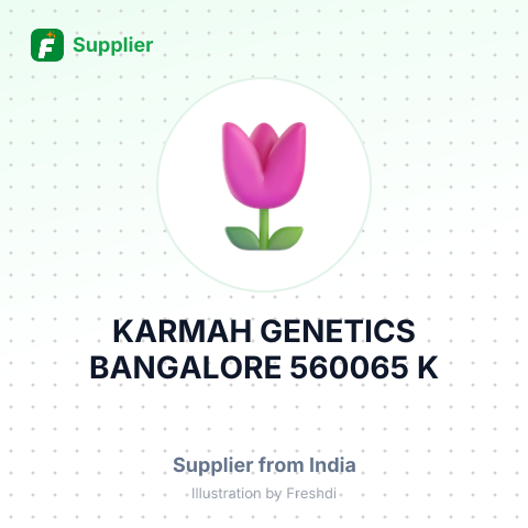 KARMAH GENETICS BANGALORE 560065 K – summary card, no photo uploaded yet