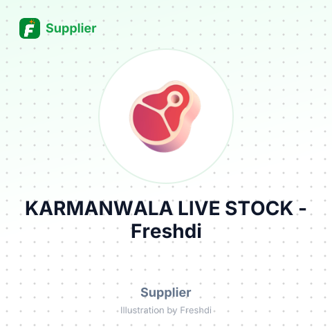 KARMANWALA LIVE STOCK – summary card, no photo uploaded yet