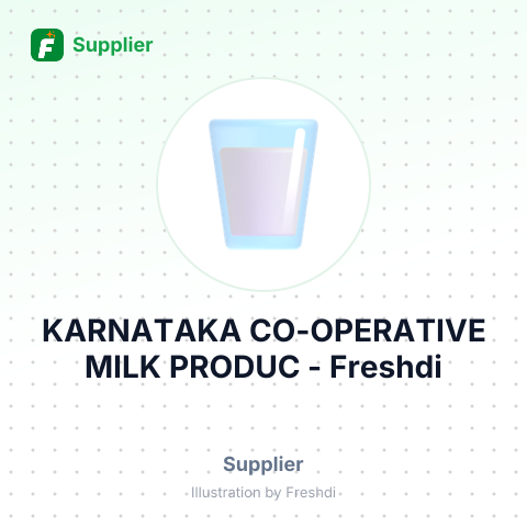 KARNATAKA CO-OPERATIVE MILK PRODUC – summary card, no photo uploaded yet