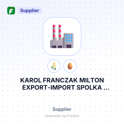 KAROL FRANCZAK MILTON EXPORT-IMPORT SPOLKA KOMANDY – summary card, no photo uploaded yet