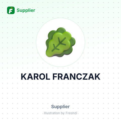 KAROL FRANCZAK – summary card, no photo uploaded yet