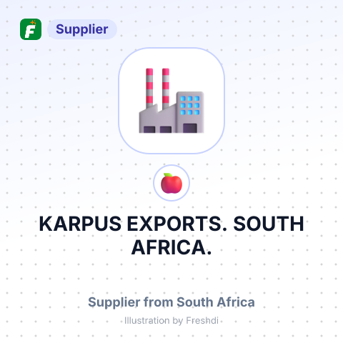 KARPUS EXPORTS. SOUTH AFRICA. – summary card, no photo uploaded yet