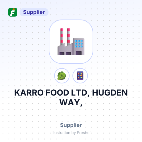 KARRO FOOD LTD, HUGDEN WAY, – summary card, no photo uploaded yet