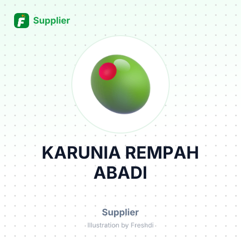 KARUNIA REMPAH ABADI – summary card, no photo uploaded yet