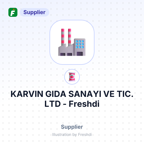 KARVIN GIDA SANAYI VE TIC. LTD – summary card, no photo uploaded yet