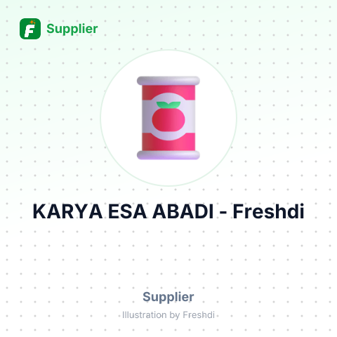 KARYA ESA ABADI – summary card, no photo uploaded yet